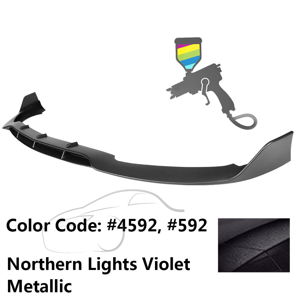 2015-2020 Benz W205 AP Style Painted Front Bumper Lip Spoiler PP