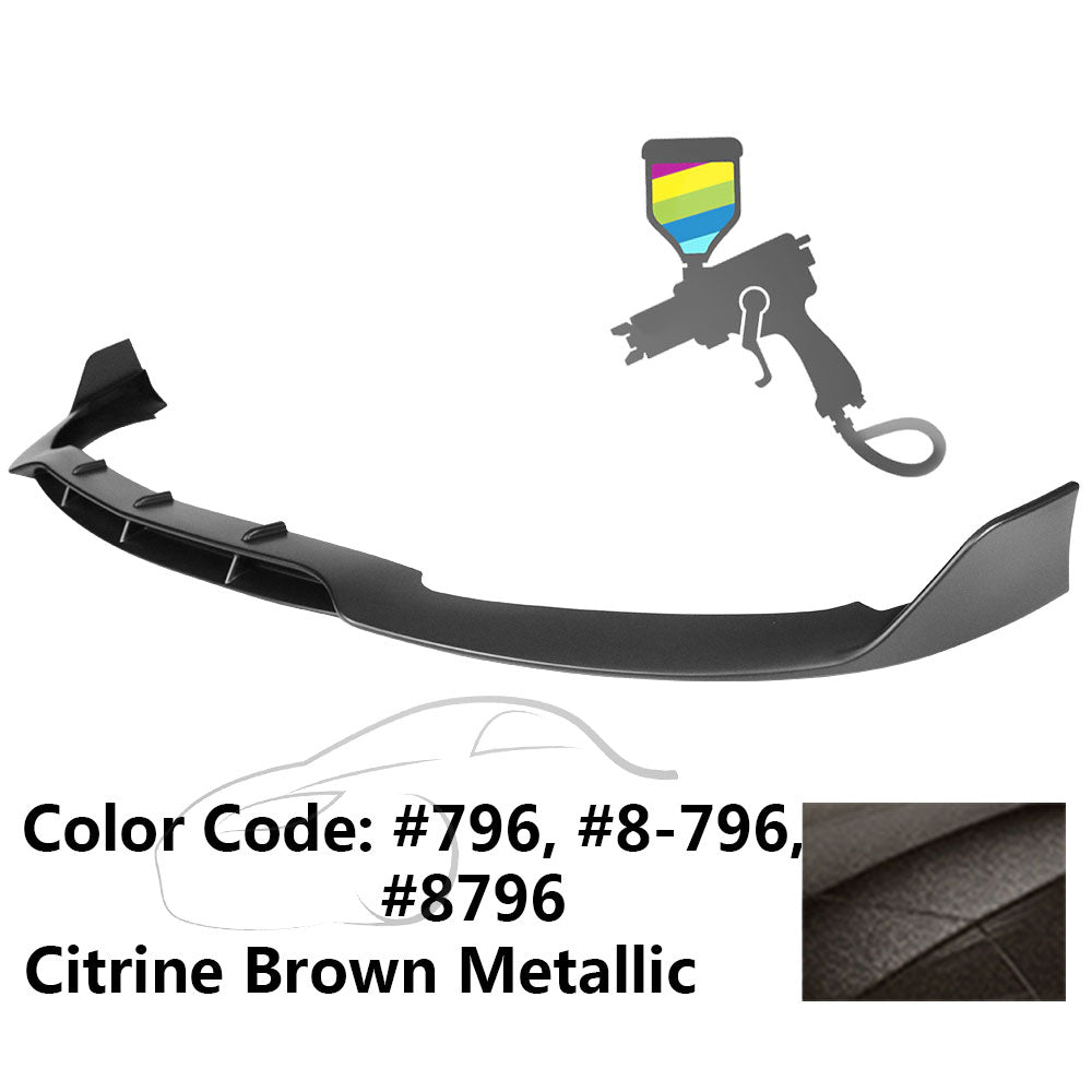 2015-2020 Benz W205 AP Style Painted Front Bumper Lip Spoiler PP