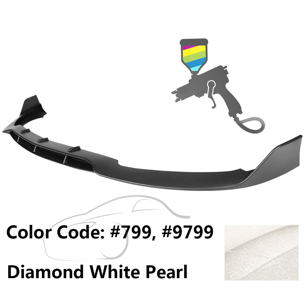 2015-2020 Benz W205 AP Style Painted Front Bumper Lip Spoiler PP