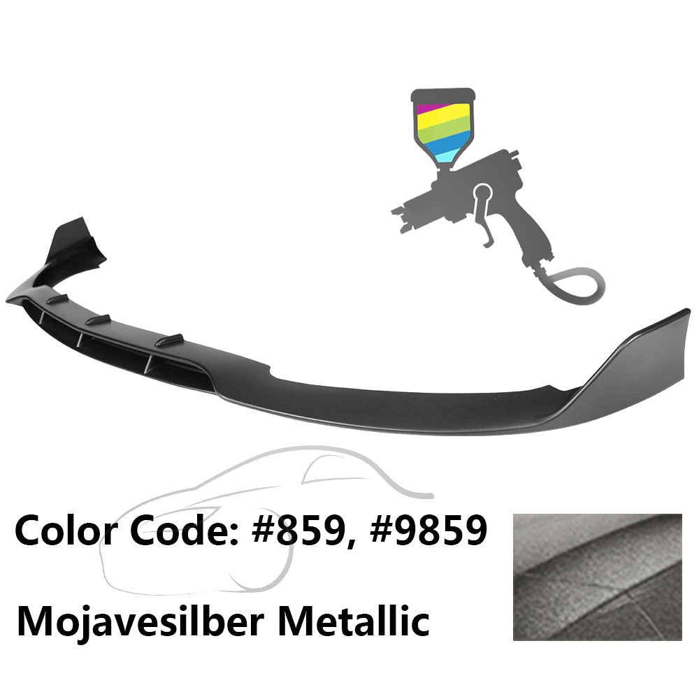 2015-2020 Benz W205 AP Style Painted Front Bumper Lip Spoiler PP
