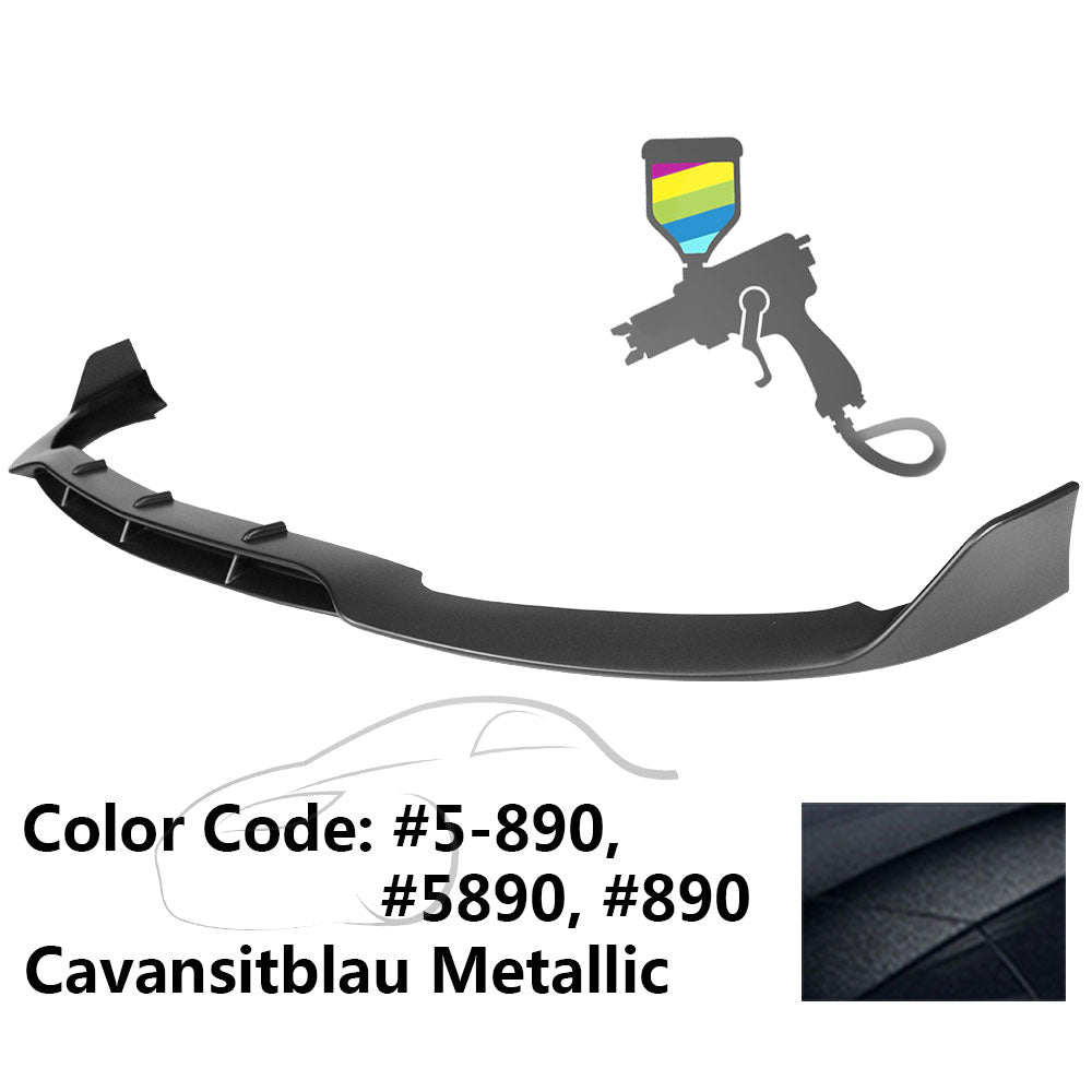 2015-2020 Benz W205 AP Style Painted Front Bumper Lip Spoiler PP