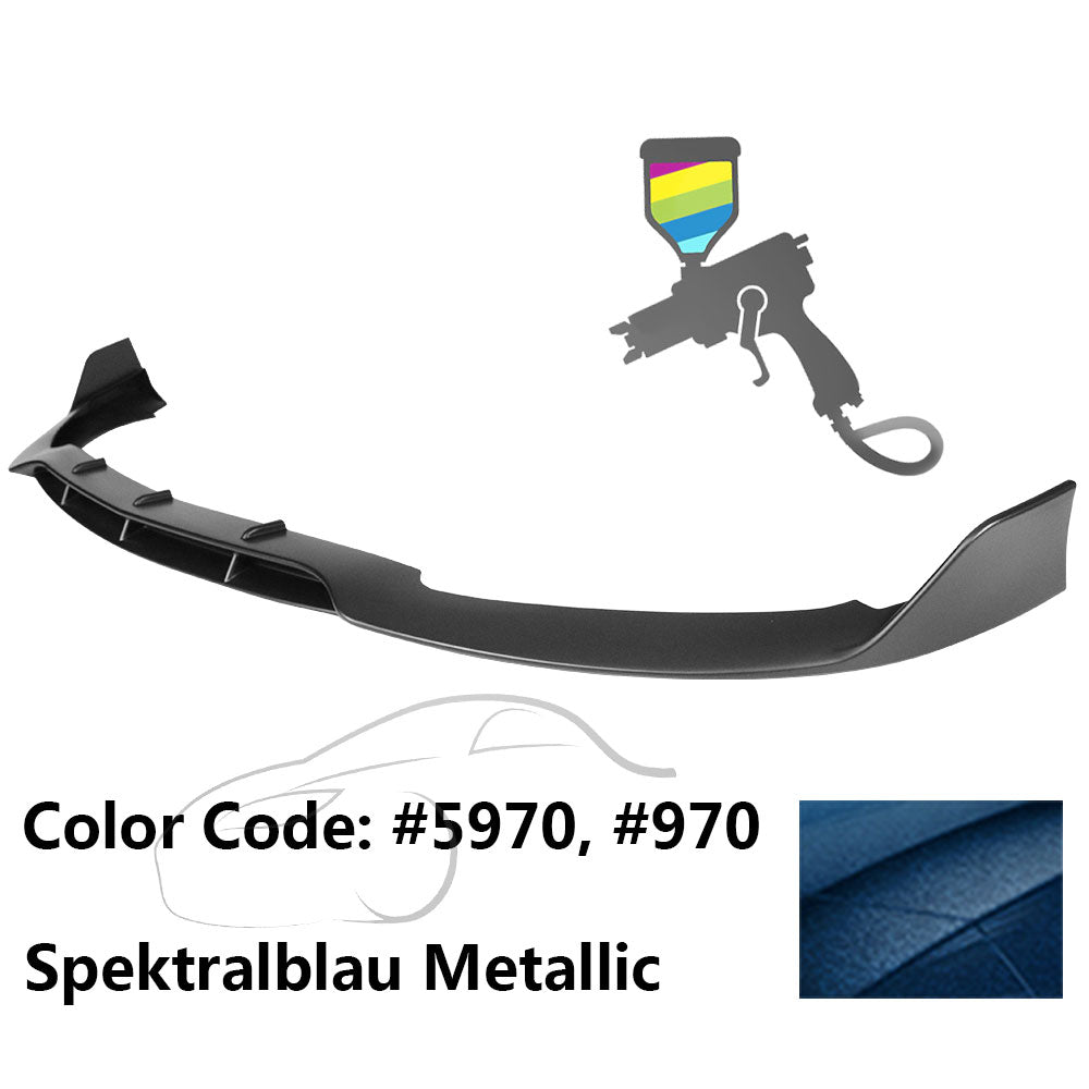 2015-2020 Benz W205 AP Style Painted Front Bumper Lip Spoiler PP