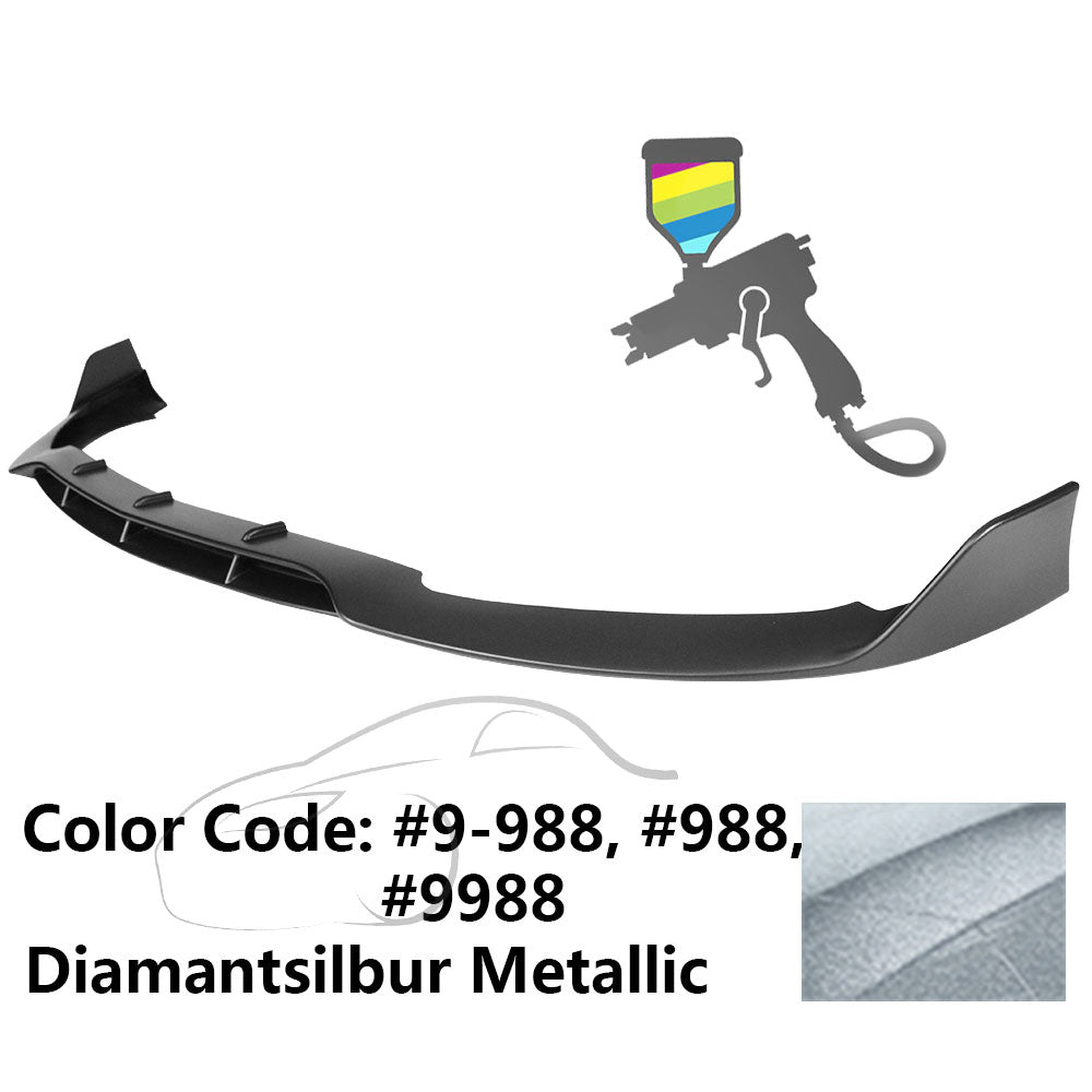 2015-2020 Benz W205 AP Style Painted Front Bumper Lip Spoiler PP