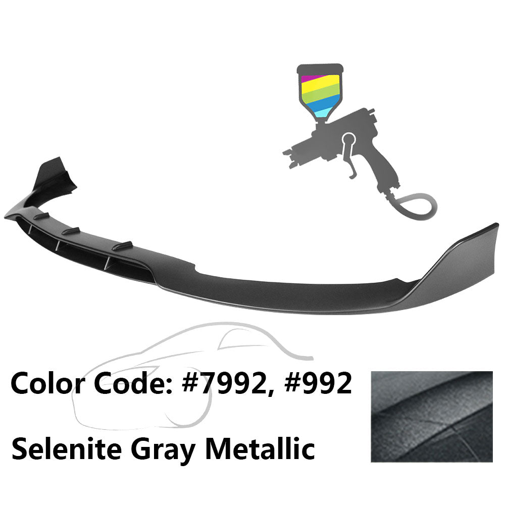 2015-2020 Benz W205 AP Style Painted Front Bumper Lip Spoiler PP