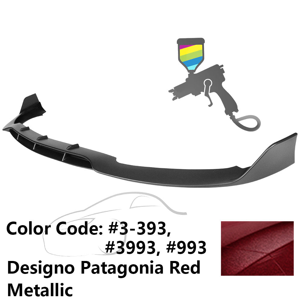 2015-2020 Benz W205 AP Style Painted Front Bumper Lip Spoiler PP