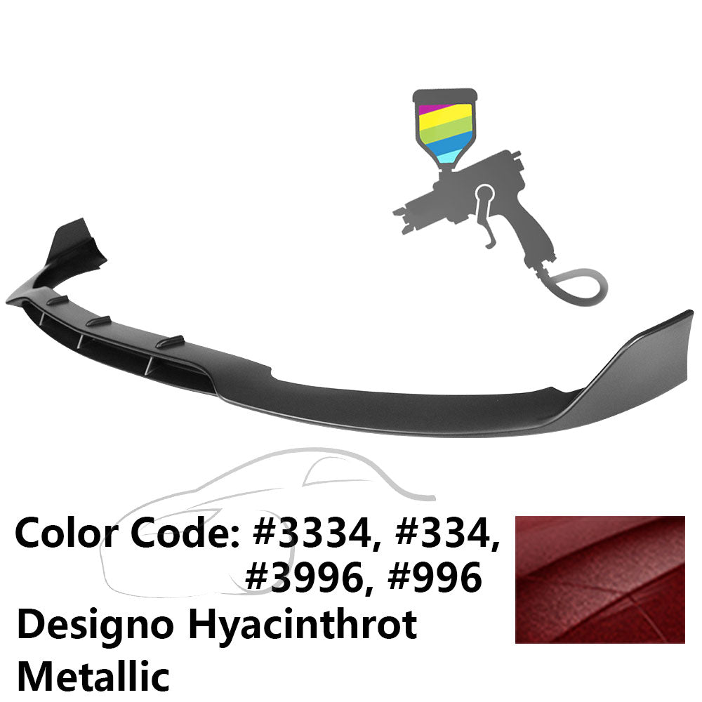 2015-2020 Benz W205 AP Style Painted Front Bumper Lip Spoiler PP