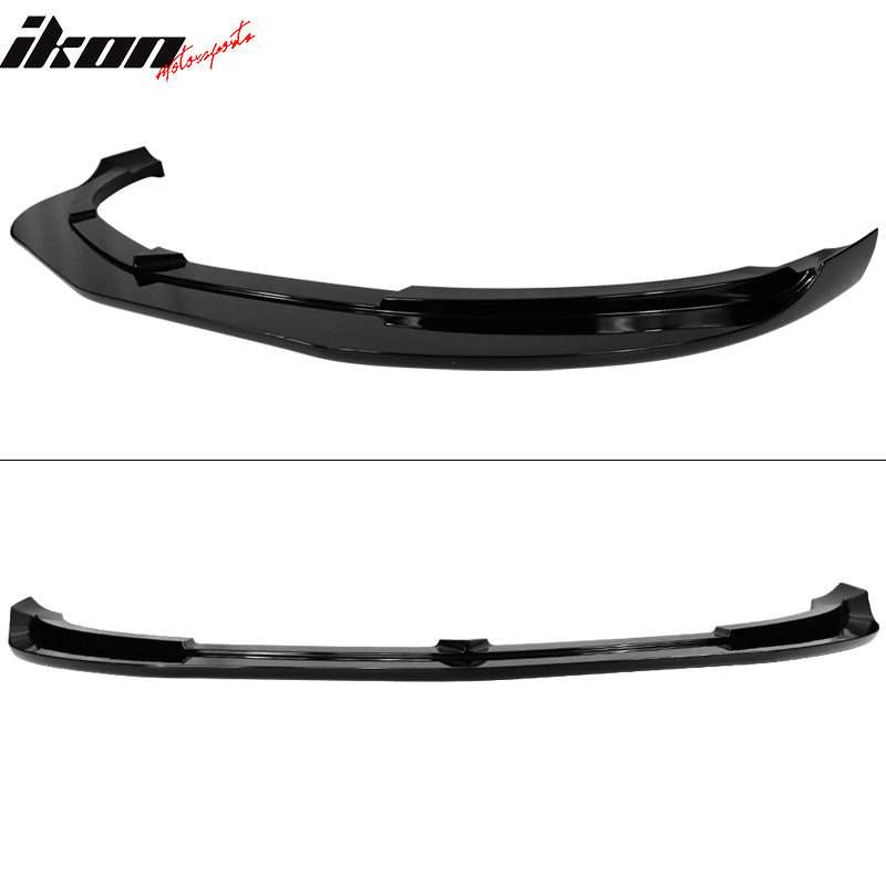 2014-2016 Benz C117 CLA Class Revo Style Gloss Black Front Bumper Lip