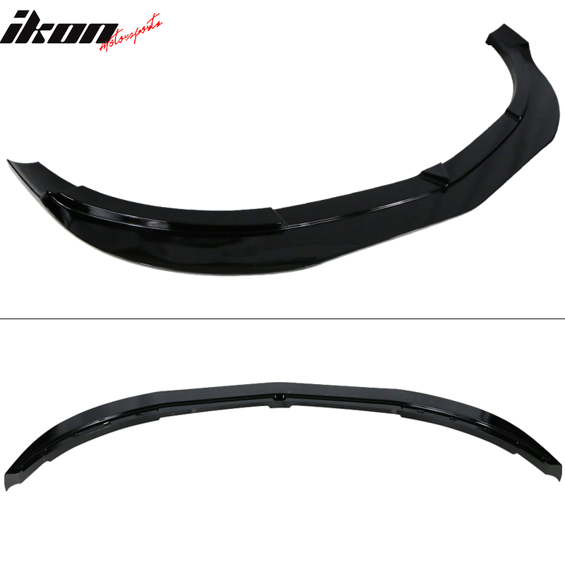 2014-2016 Benz C117 CLA Class Revo Style Gloss Black Front Bumper Lip