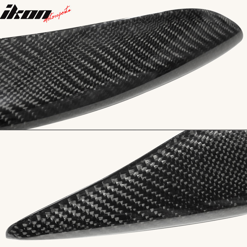 2013-2016 Benz C117 CLA Class Carbon Fiber Front Bumper Lip Aprons