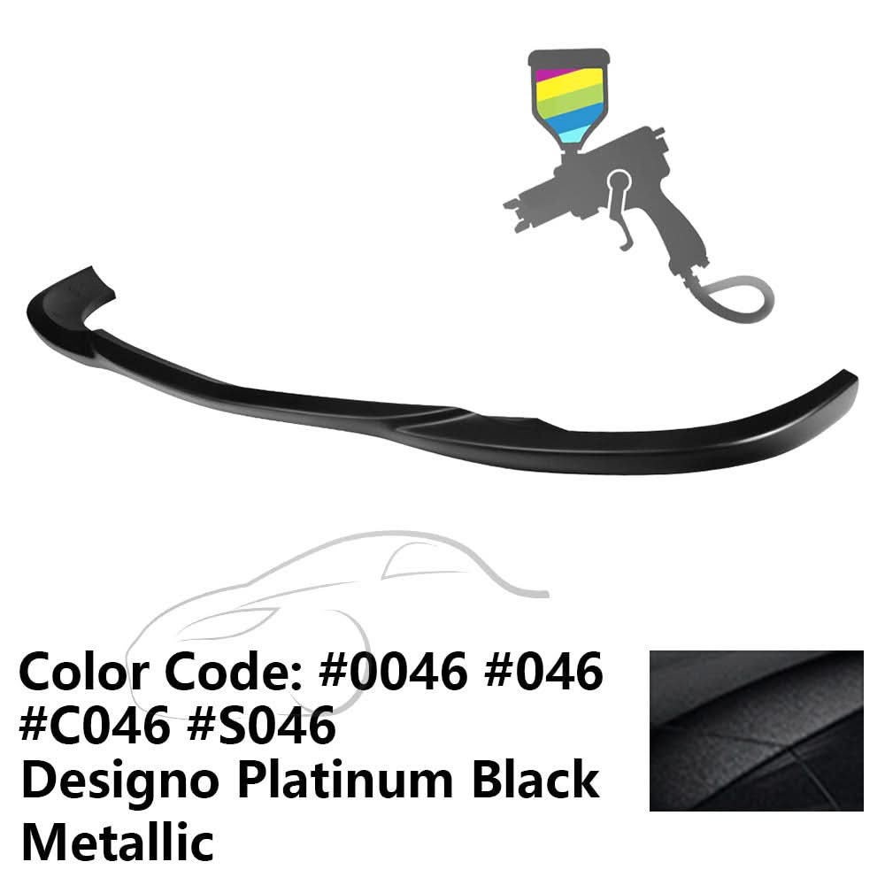 2008-2011 Benz W204 C Class GH Style Front Bumper Lip ABS