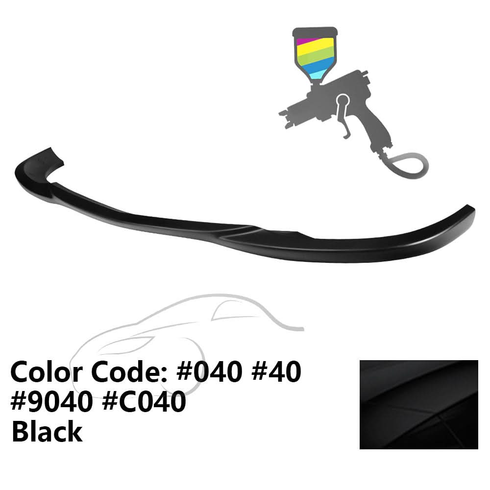 2008-2011 Benz W204 C Class GH Style Front Bumper Lip ABS