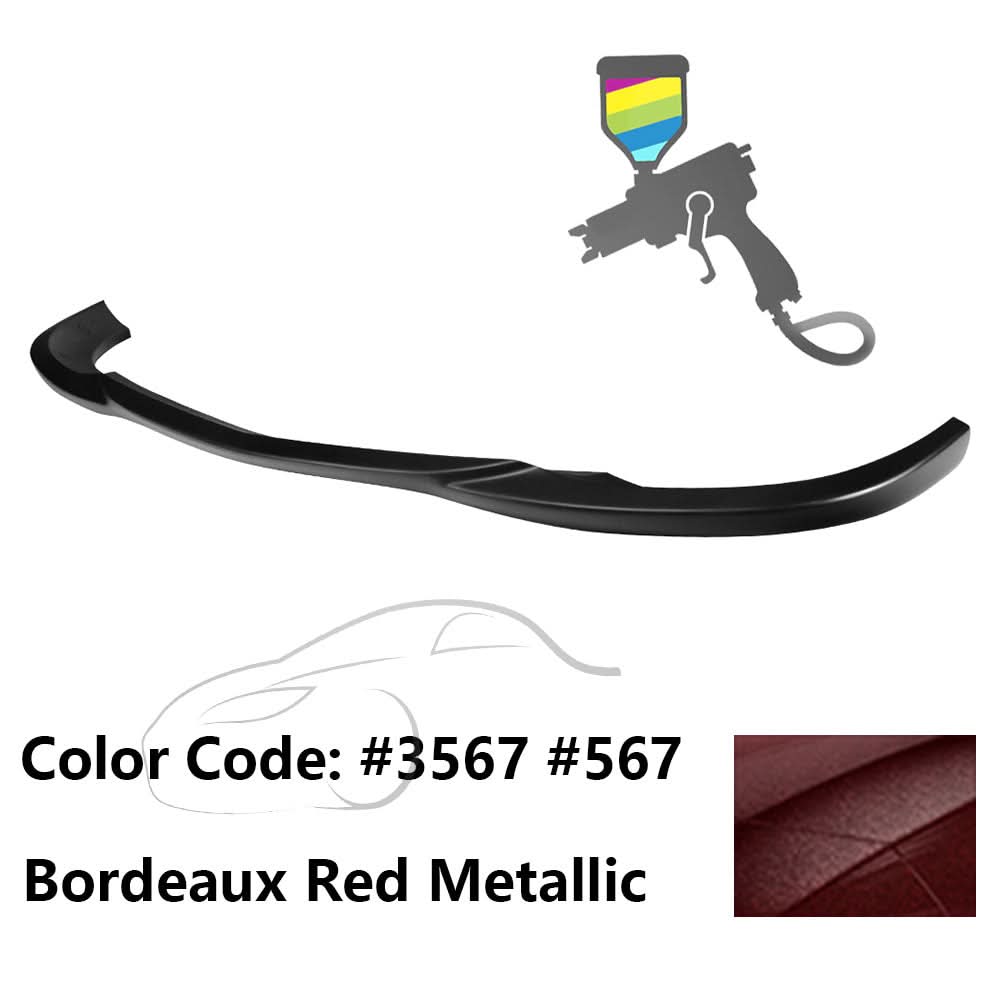 2008-2011 Benz W204 C Class GH Style Front Bumper Lip ABS