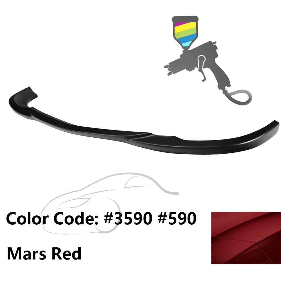 2008-2011 Benz W204 C Class GH Style Front Bumper Lip ABS