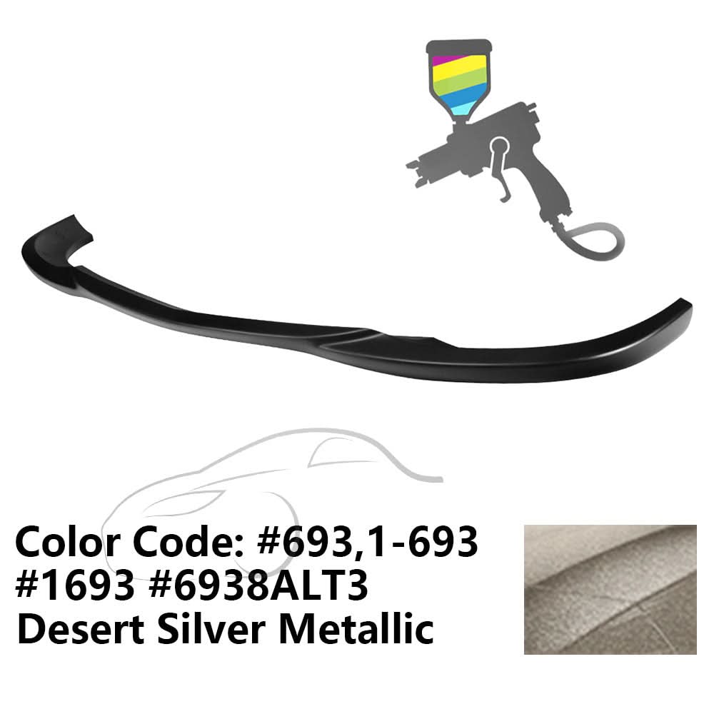 2008-2011 Benz W204 C Class GH Style Front Bumper Lip ABS