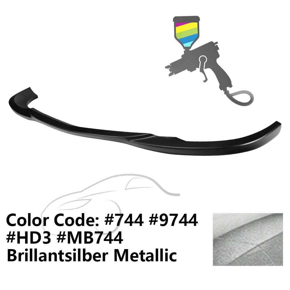 2008-2011 Benz W204 C Class GH Style Front Bumper Lip ABS