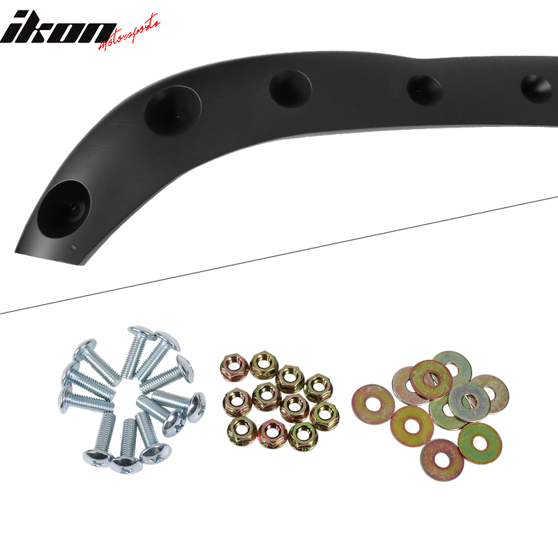 2012-2014 Benz W204 C Class GH Style Matte Black Front Bumper Lip ABS