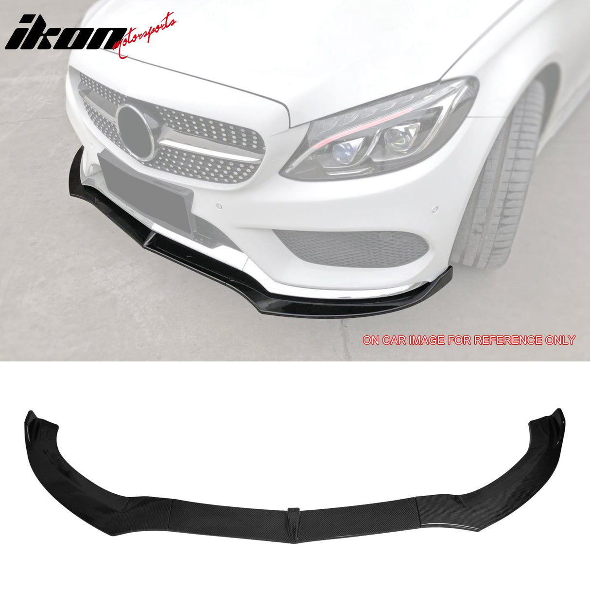 2015-2018 Benz W205 C-Class DP Style Front Bumper Lip PP