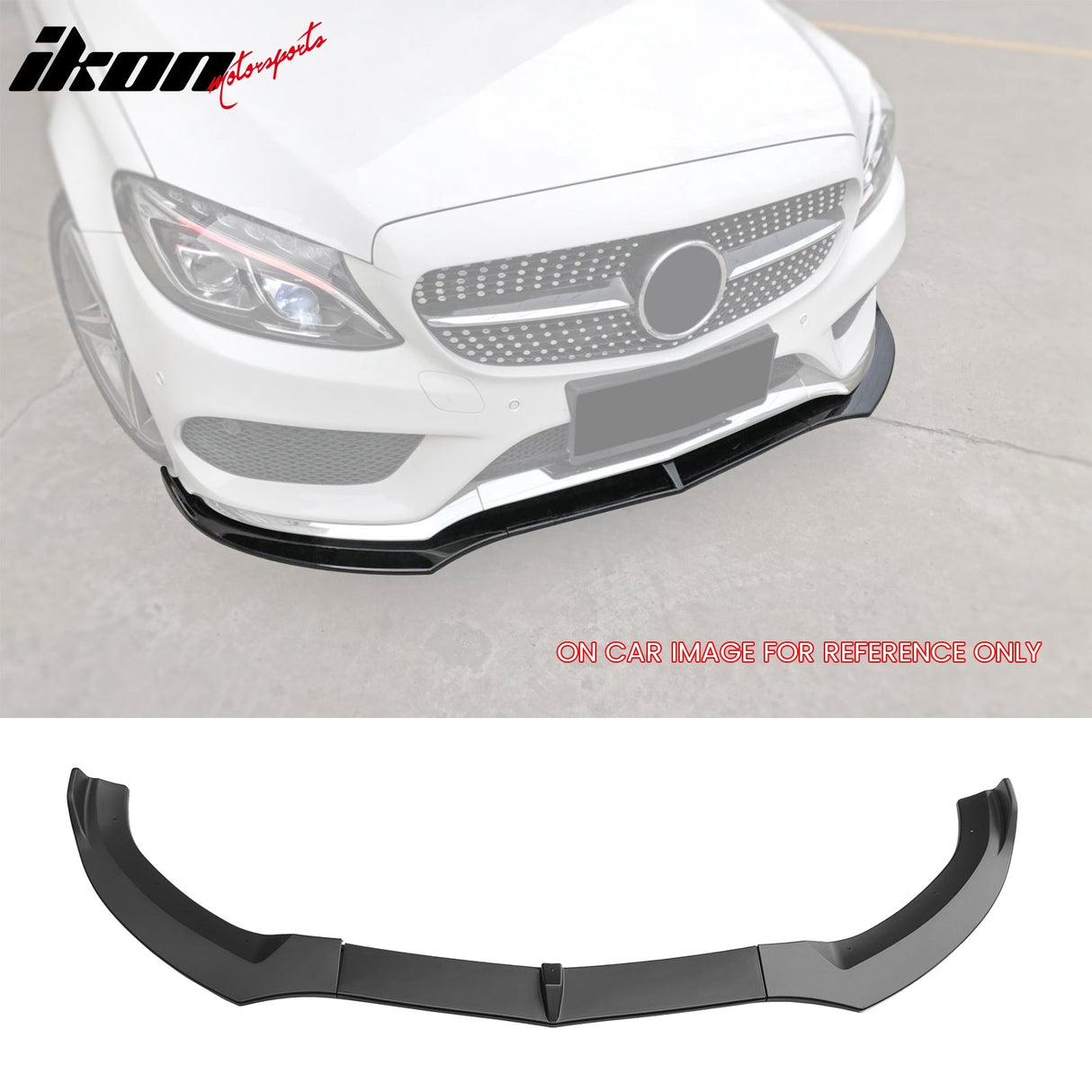 2015-2018 Benz W205 C-Class DP Style Front Bumper Lip PP