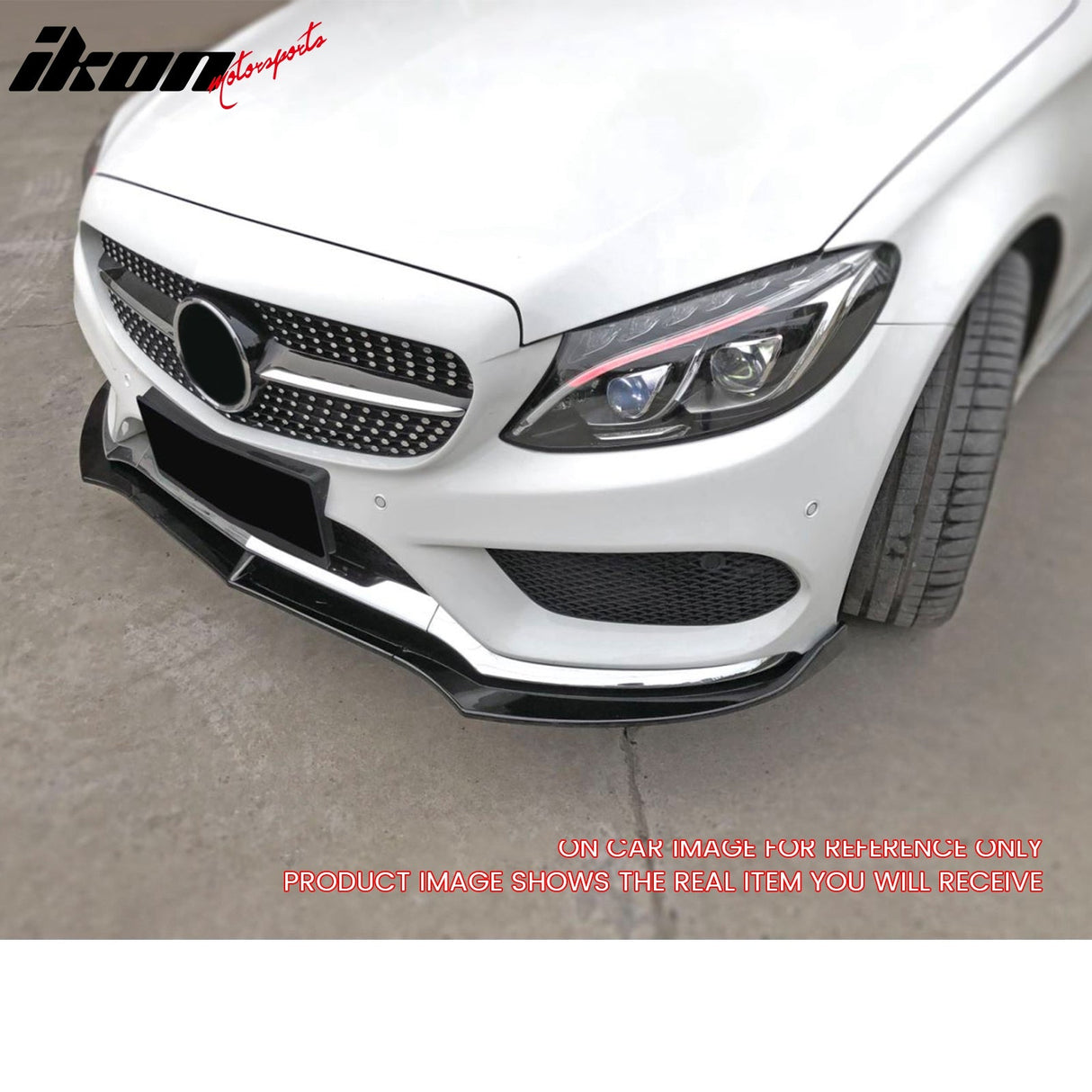 2015-2018 Benz W205 C-Class DP Style Front Bumper Lip PP