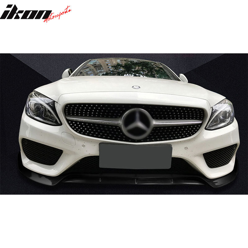 2015-2018 Benz W205 C-Class AMG B Front Lip PP