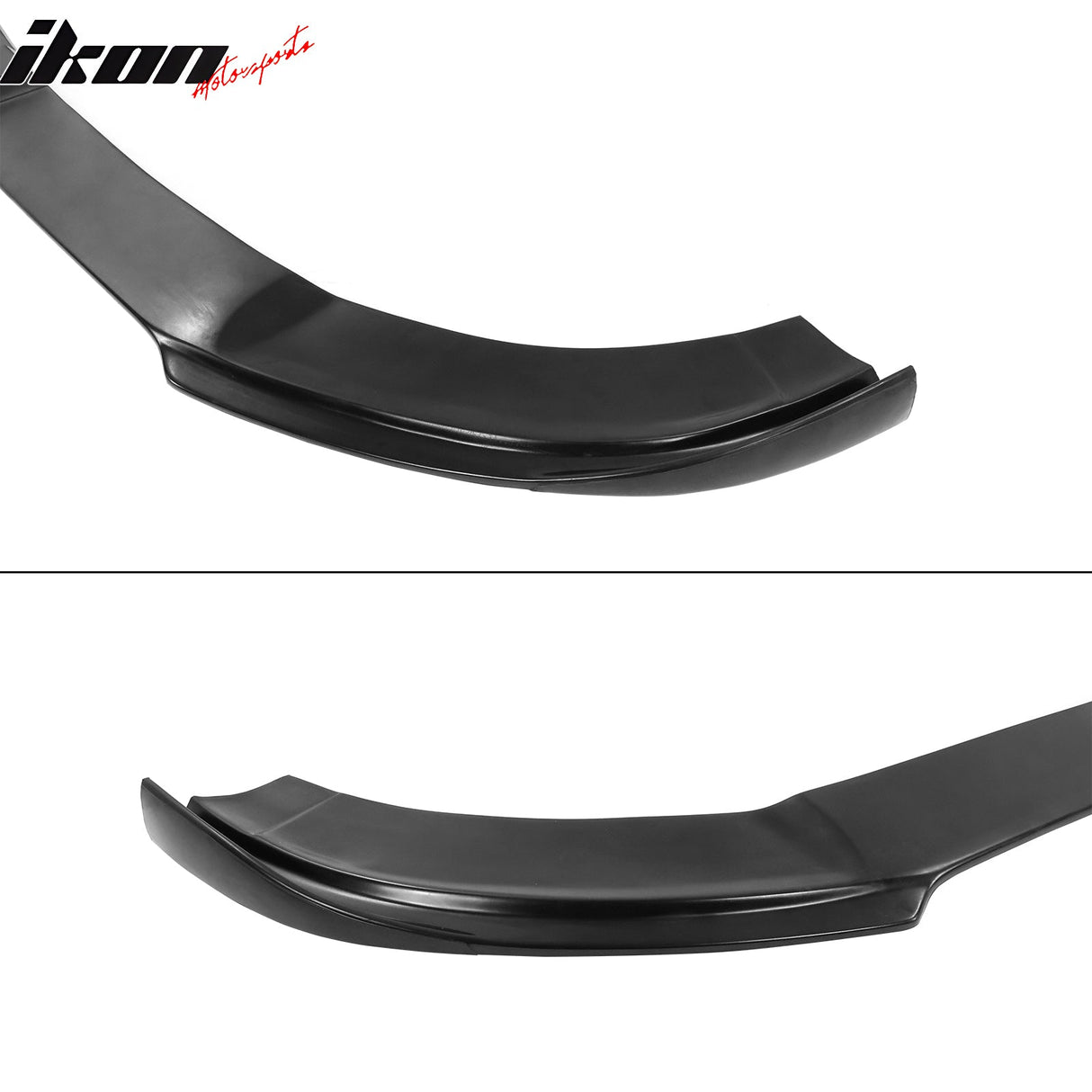 2015-2018 Benz W205 Sport DP Style Unpainted Black Front Bumper Lip PU