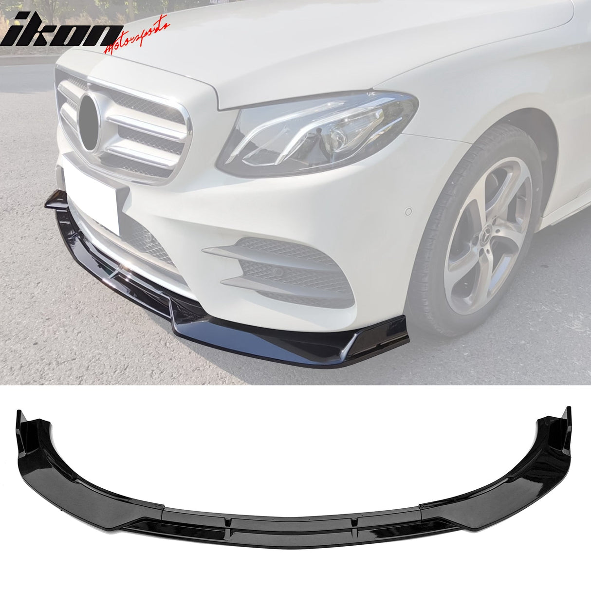 2017-2020 Benz W213 E-Class B Style Front Lip PP