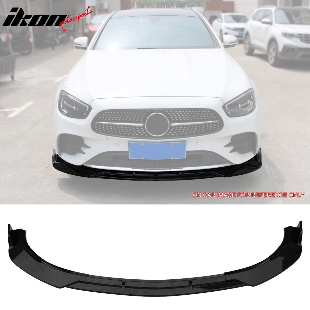 2021-2023 Benz W213 E-Class B Style Front Bumper Lip PP