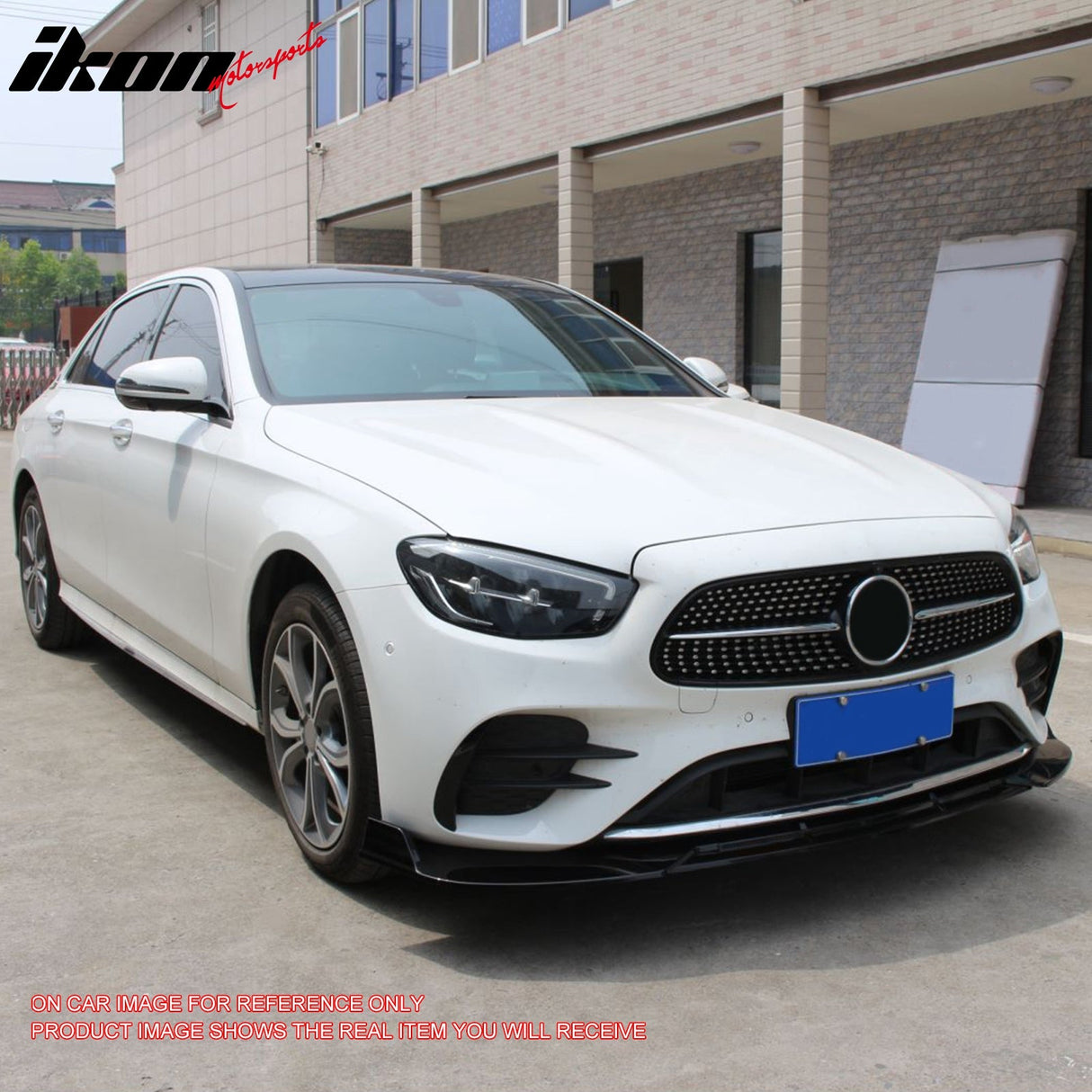 2021-2023 Benz W213 E-Class B Style Front Bumper Lip PP