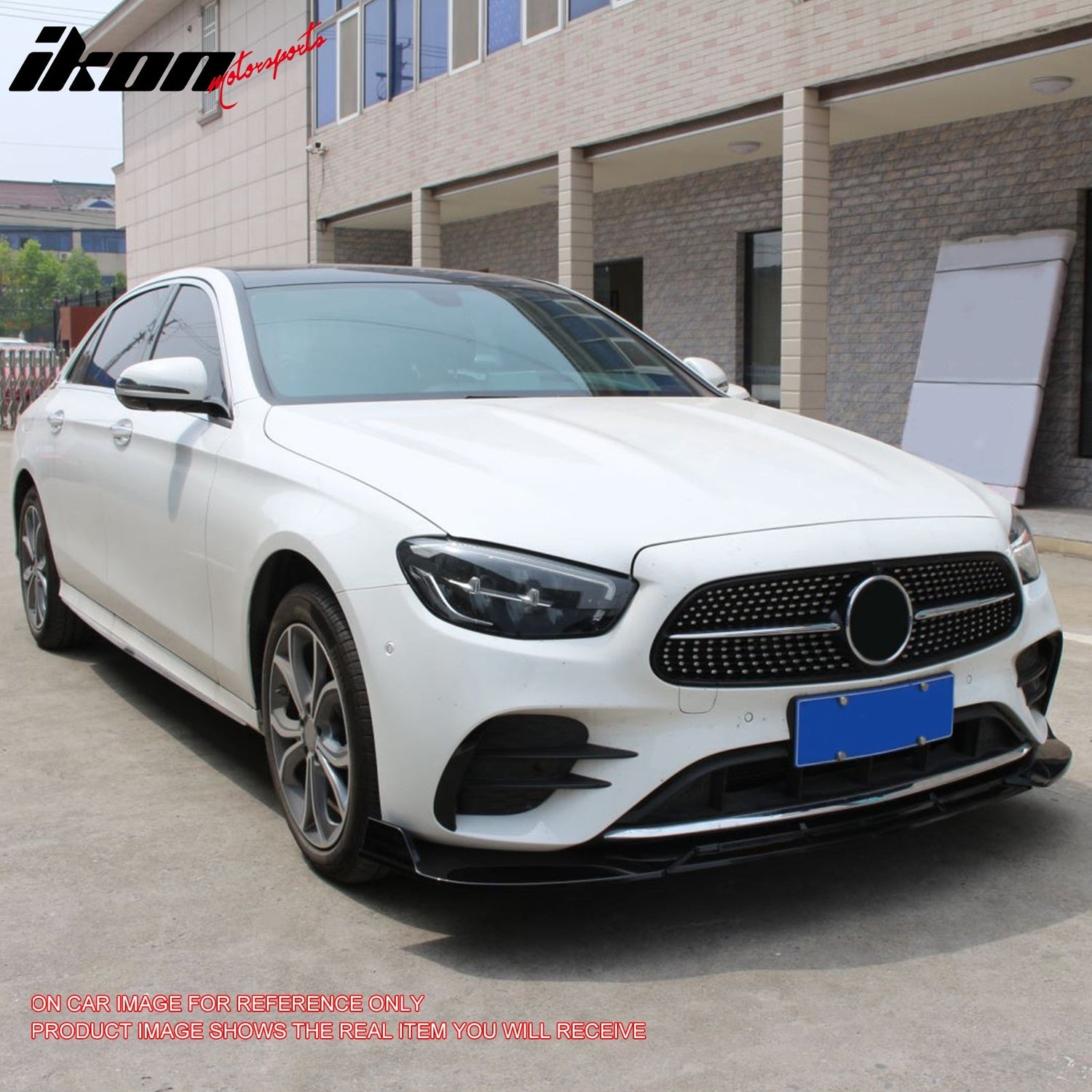 2021-2023 Benz W213 E-Class B Style Front Bumper Lip PP