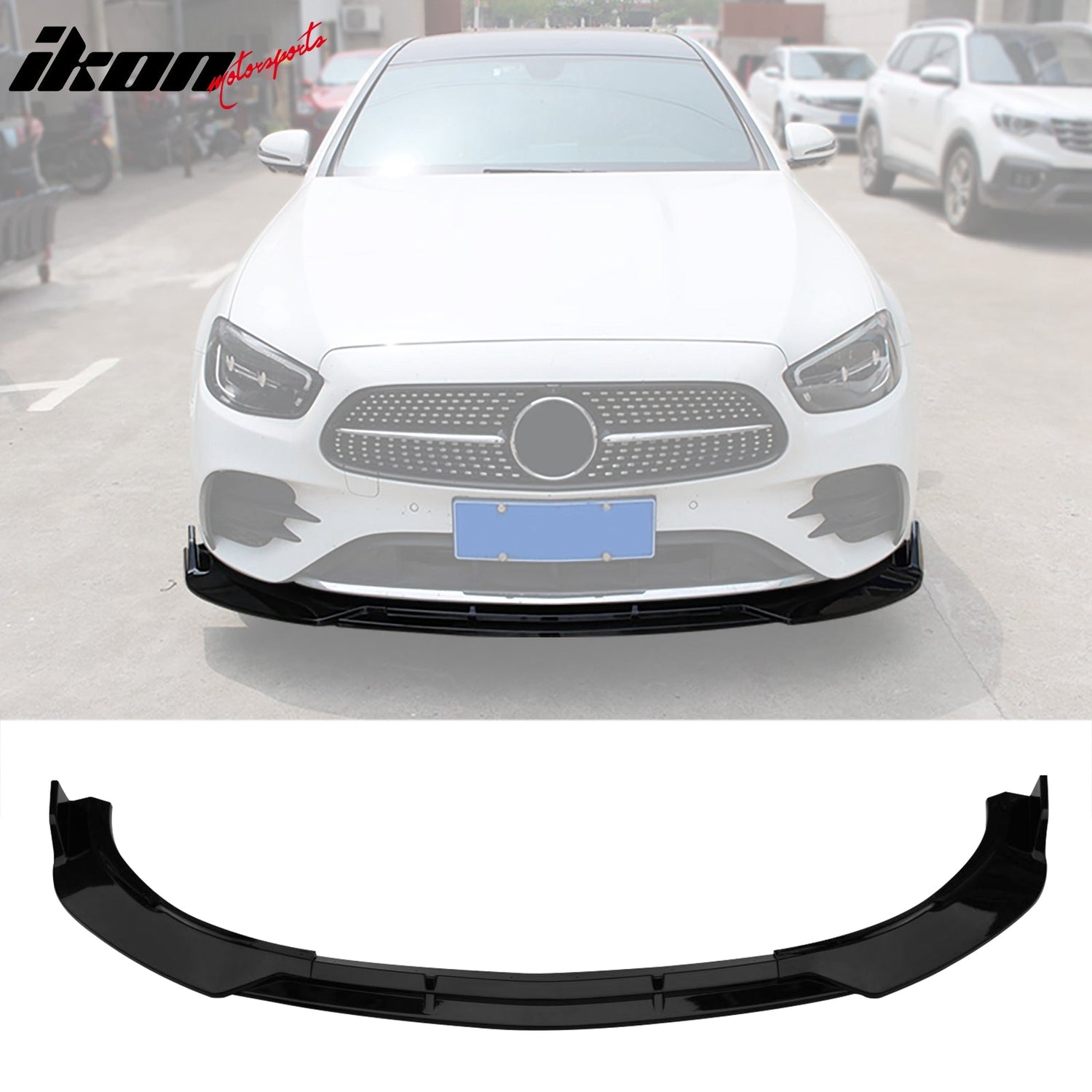 2021-2023 Benz W213 E-Class B Style Front Bumper Lip PP