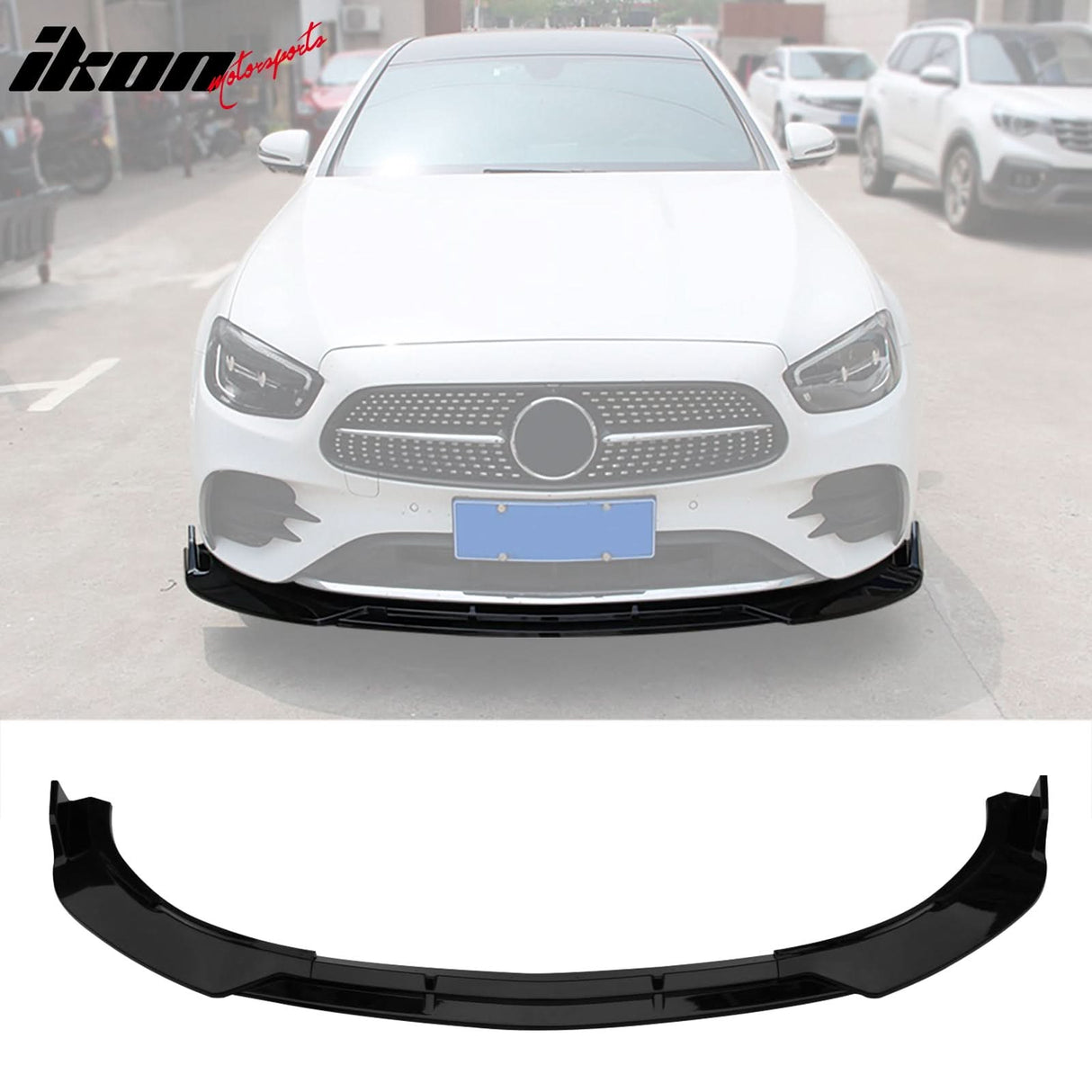 2021-2023 Benz W213 E-Class B Style Front Bumper Lip PP