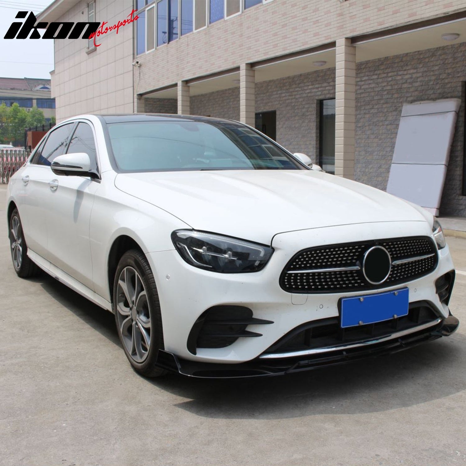 2021-2023 Benz W213 E-Class B Style Front Bumper Lip PP