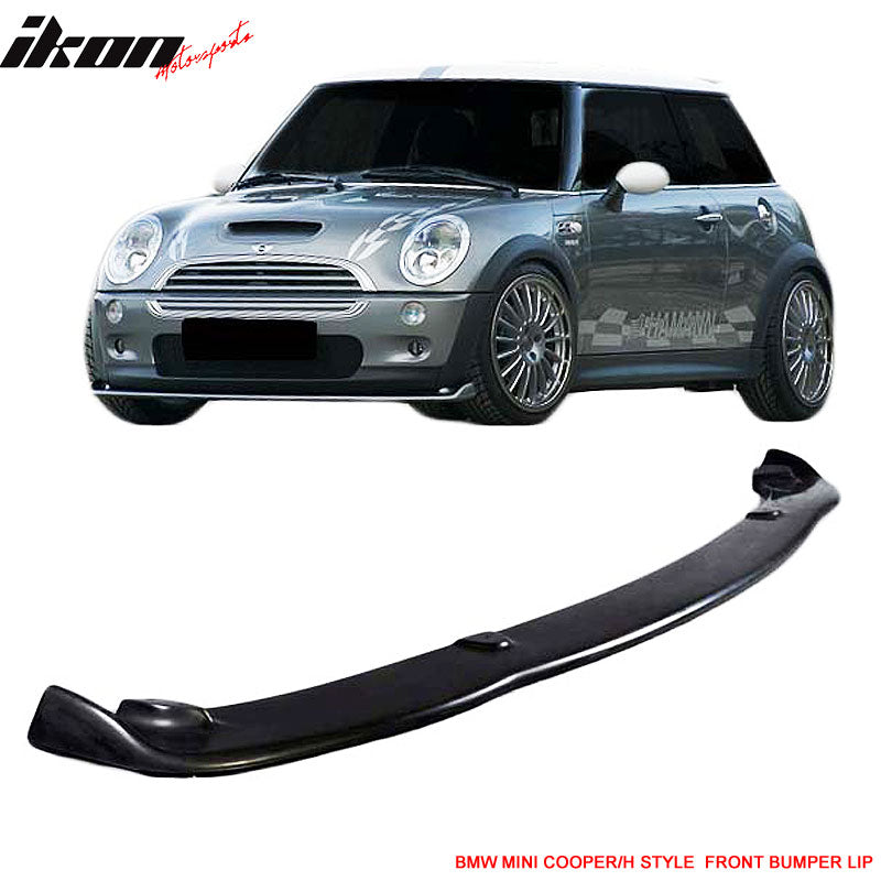 2002-2006 Mini Cooper H Style Front Bumper Lip Splitter PU