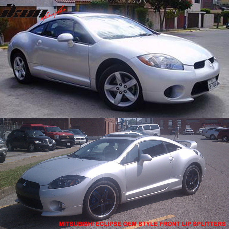 2006-2008 Mitsubishi Eclipse OE Style Unpainted Front Lip Splitter PU