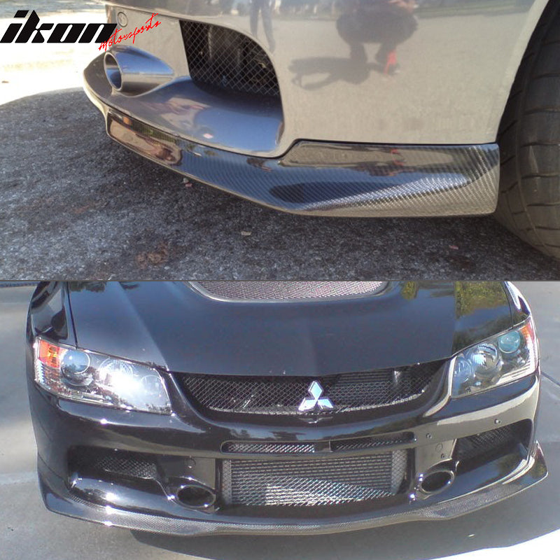 2006-2007 Mitsubishi Lancer Evo 9 IX J Style Front Bumper Lip