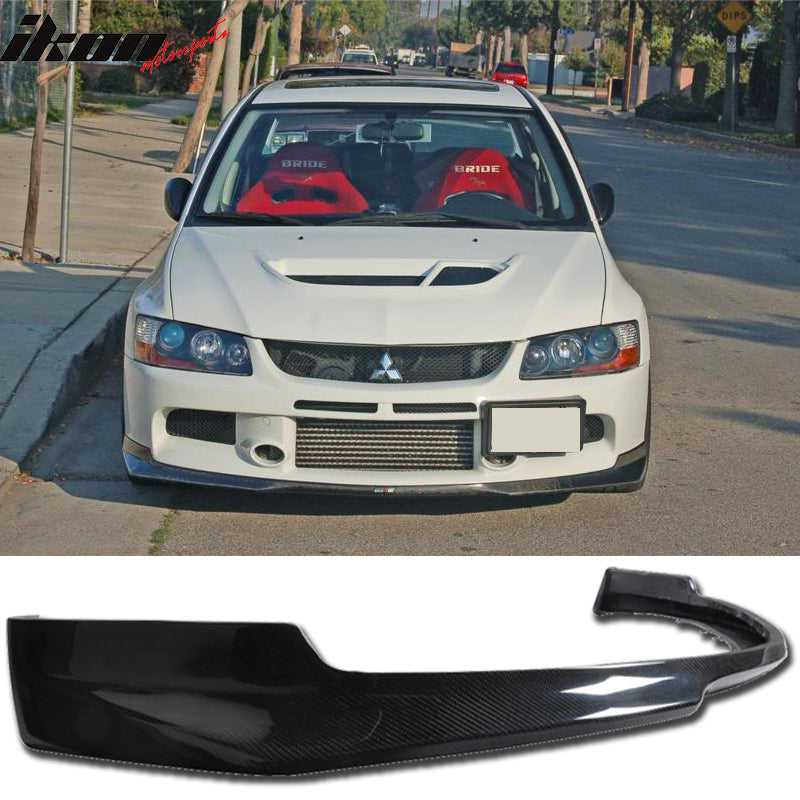 2006-2007 Mitsubishi Lancer Evo 9 IX J Style Front Bumper Lip
