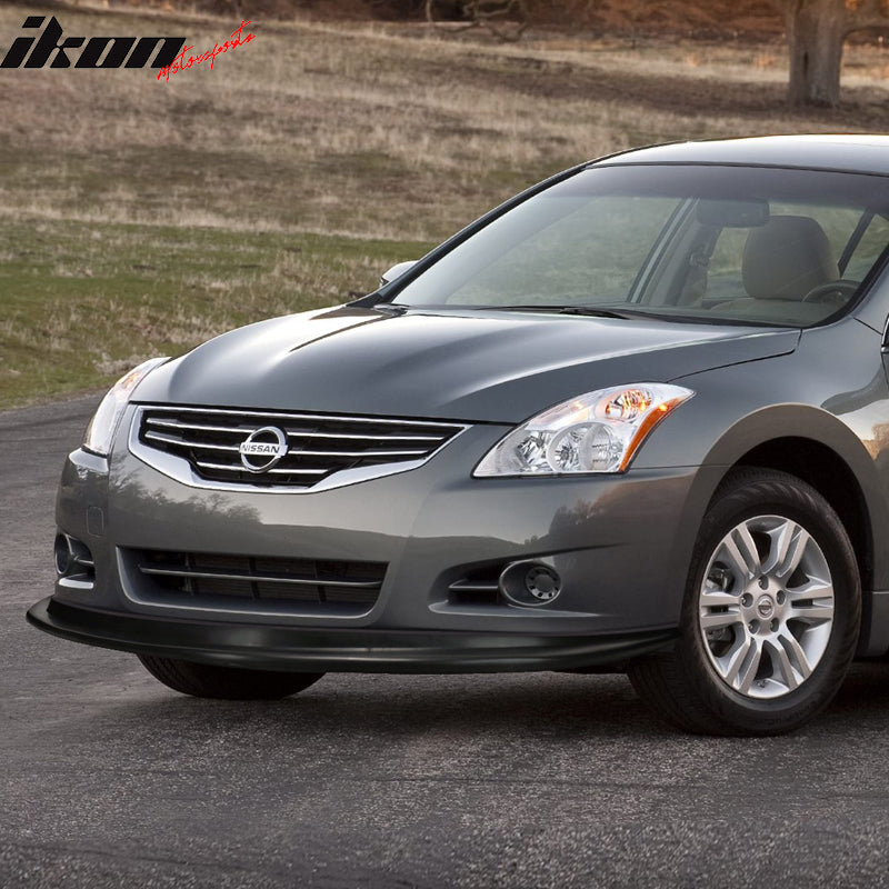 2010-2013 Nissan Altima MDA Style Unpainted Black Front Bumper Lip PU