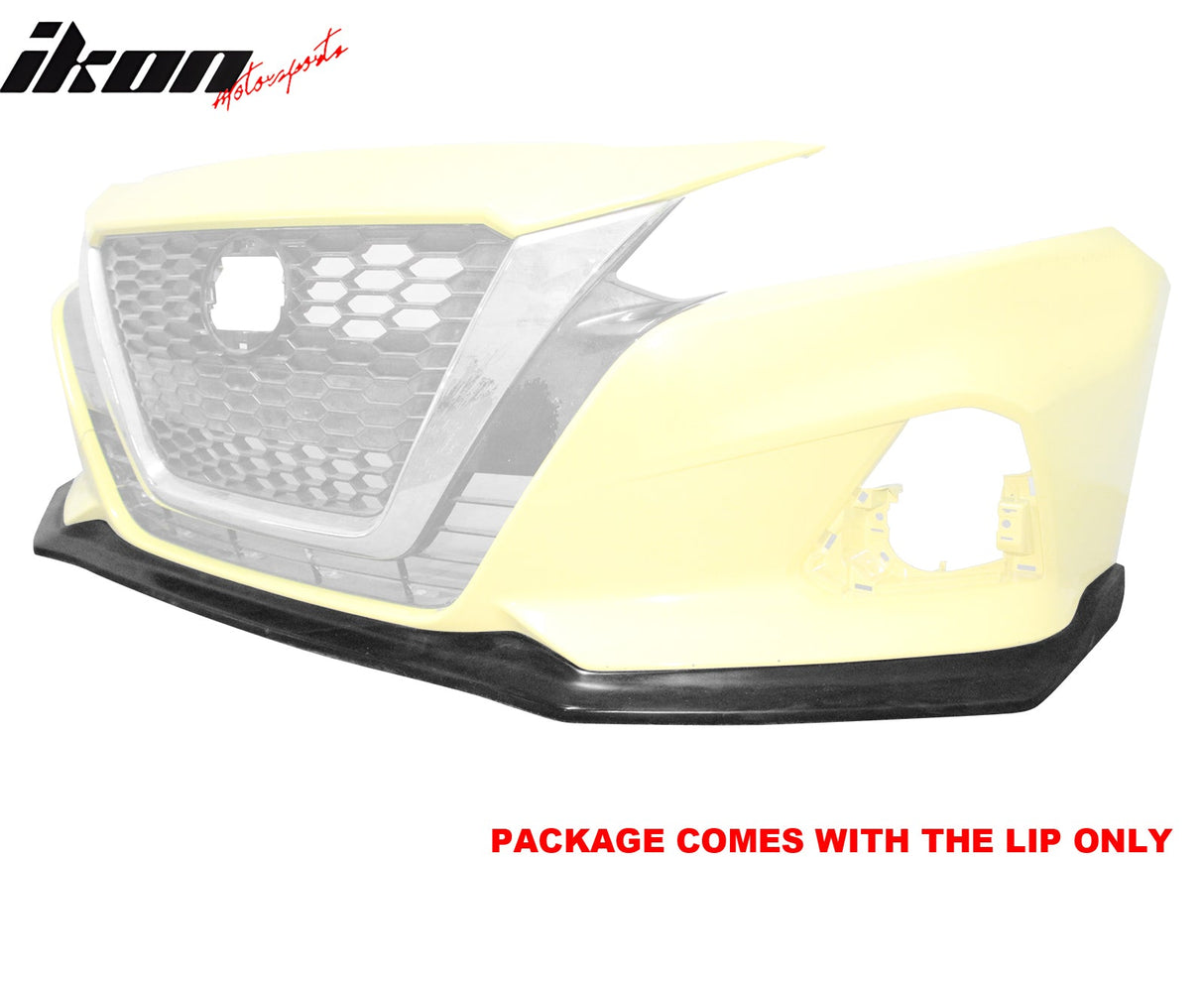 2019-2022 Nissan Altima Front Bumper Lip CS Style Spoiler Unpainted PU