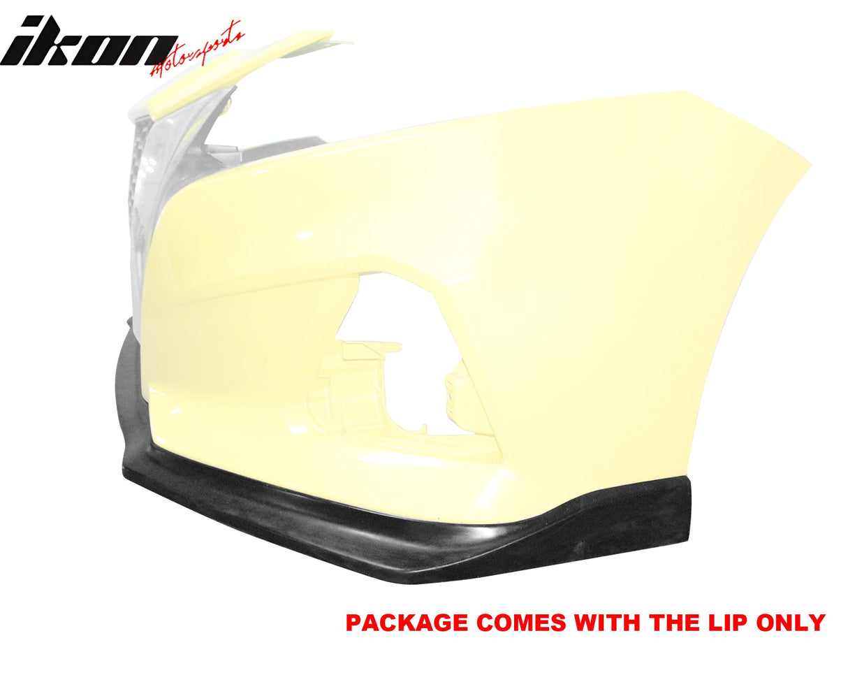 2019-2022 Nissan Altima Front Bumper Lip CS Style Spoiler Unpainted PU