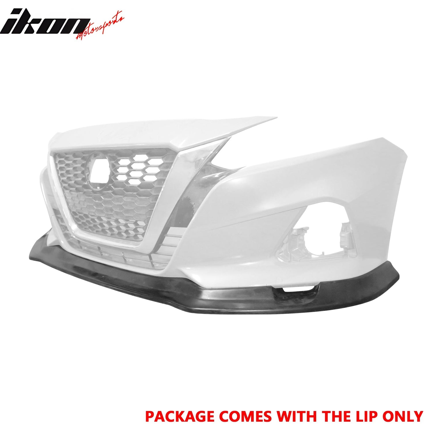 2019-2022 Nissan Altima IKFM Style Front Bumper Lip Unpainted PU
