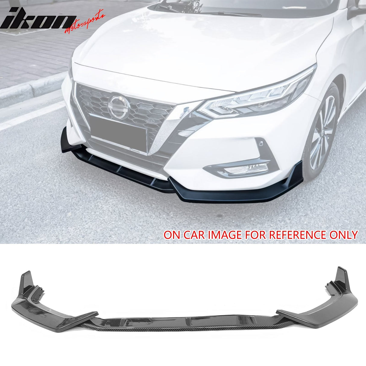 2020-2023 Nissan Sentra Sedan 3PCS Front Bumper Lip