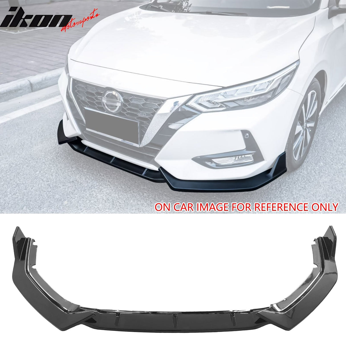 2020-2023 Nissan Sentra Sedan 3PCS Front Bumper Lip