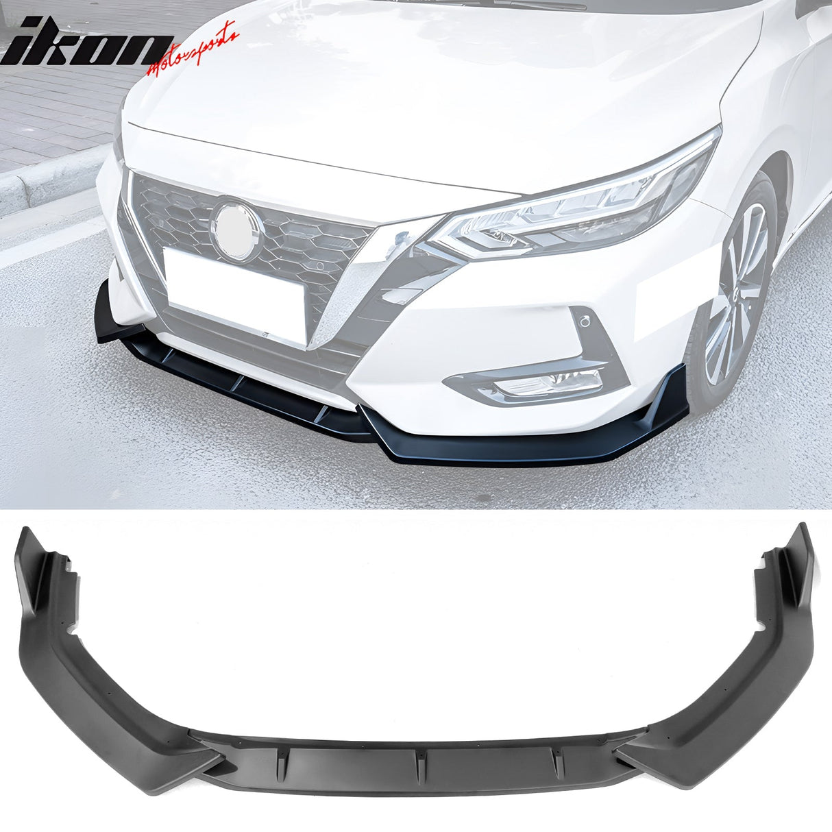 2020-2023 Nissan Sentra Sedan 3PCS Front Bumper Lip