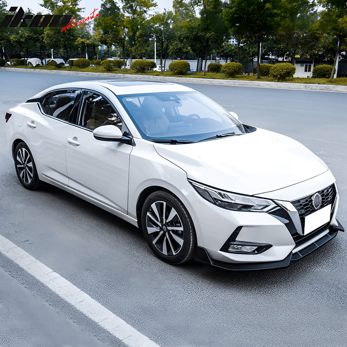 2020-2023 Nissan Sentra Sedan 3PCS Front Bumper Lip