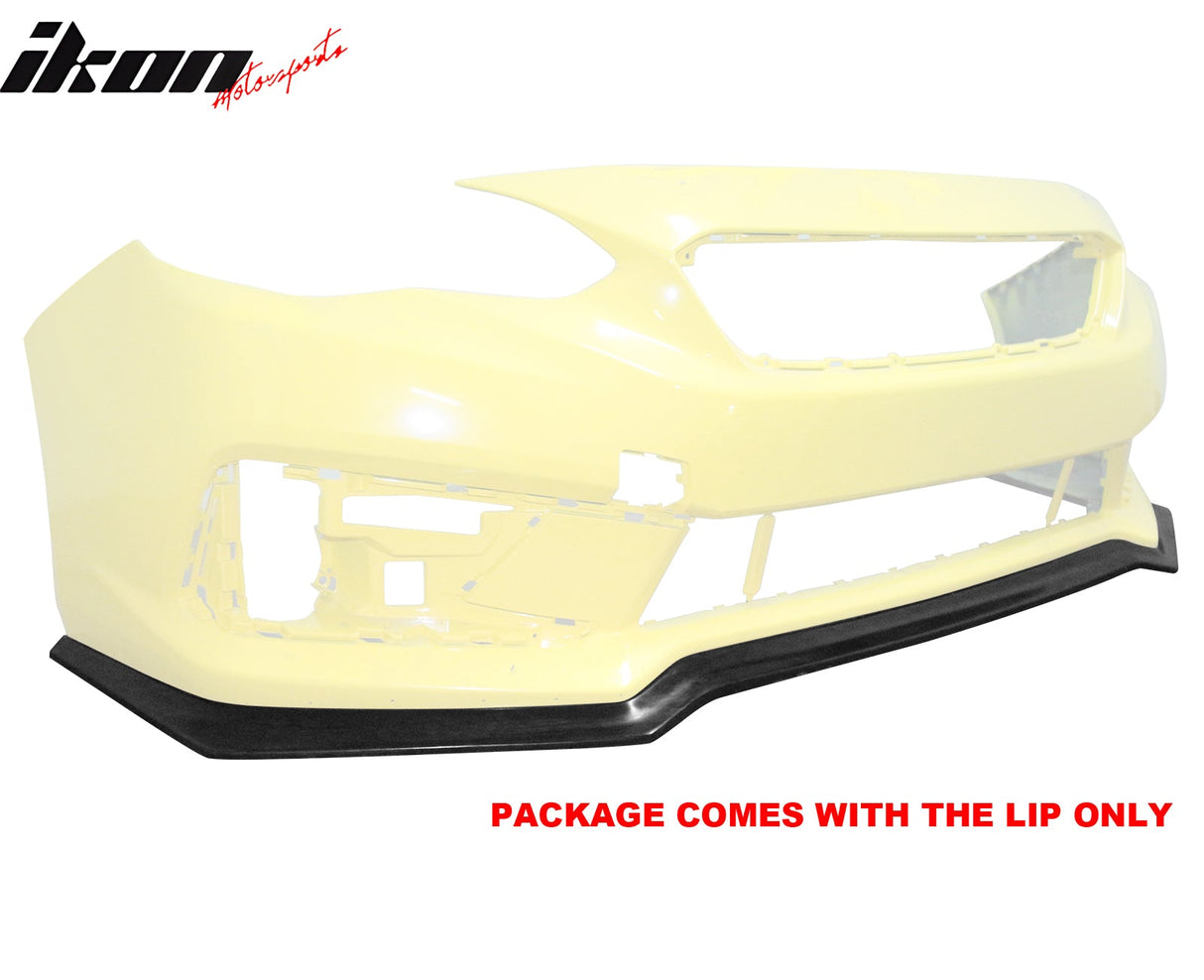 2020-2023 Subaru Impreza 4DR 5DR Front Bumper Lip Unpainted PU Spoiler