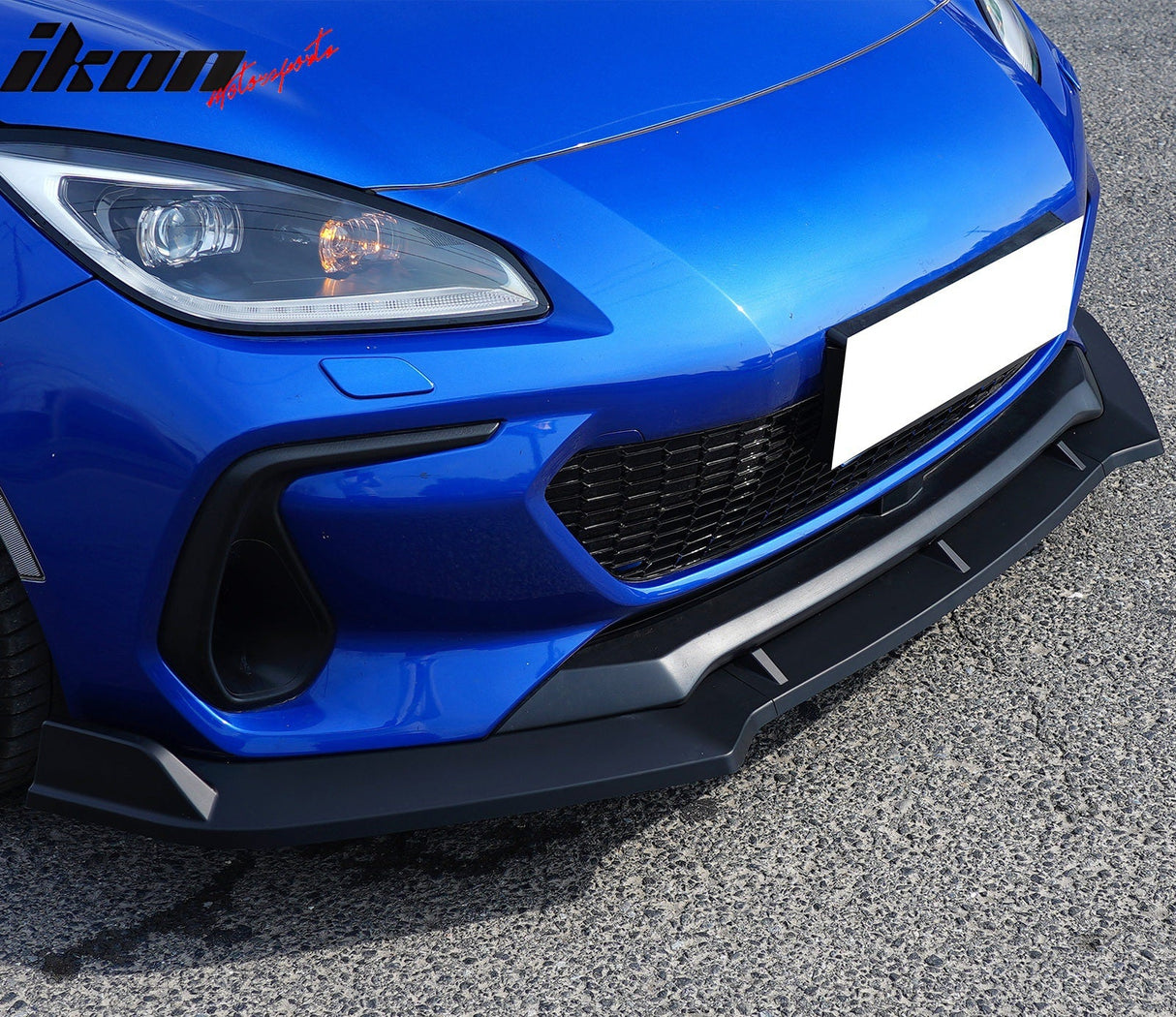 2022-2025 Subaru BRZ JDM 2 Style Matte Black 3PCS Front Bumper Lip PP