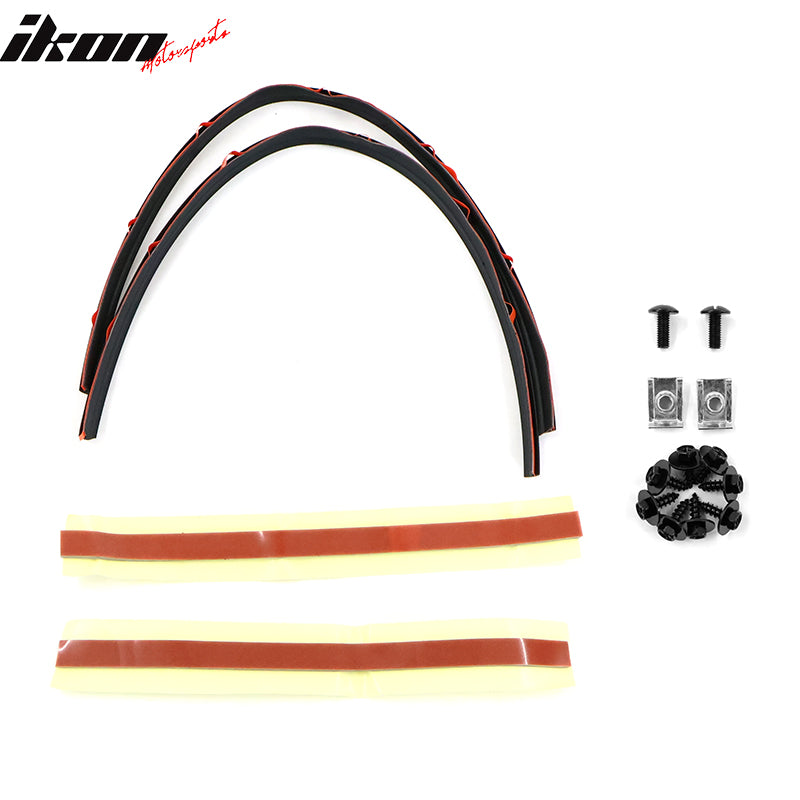 2022-2025 Subaru BRZ STI Style Black Front Lip Red EPDM Lip Cover ABS