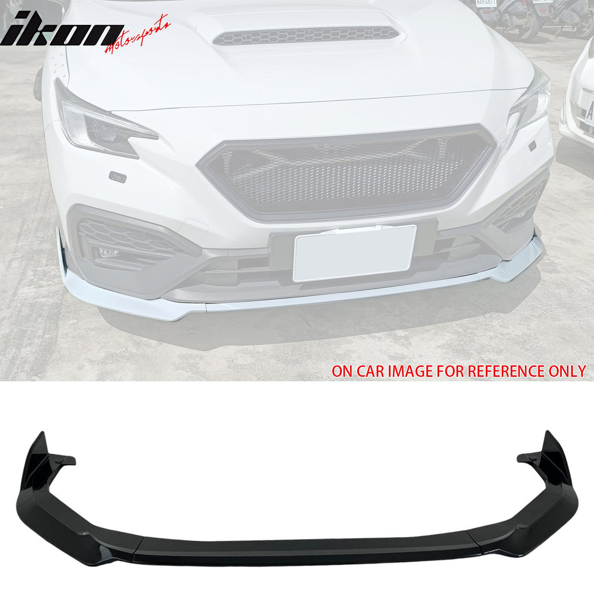 2022-2025 Subaru WRX D Gloss Black Front Rear Bumper Lip Corner Aprons