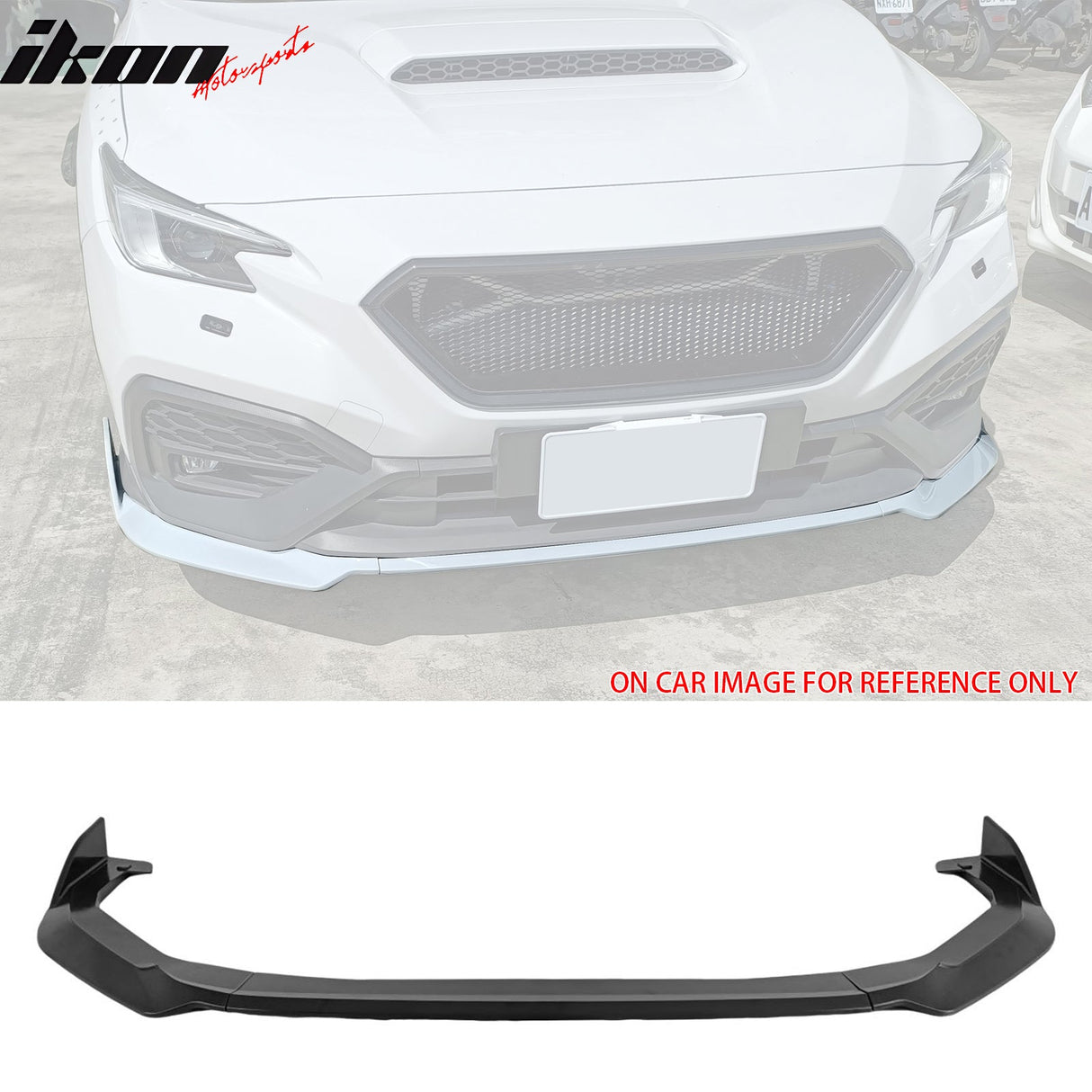2022-2025 Subaru WRX D Matte Black Front Rear Bumper Lip Corner Aprons