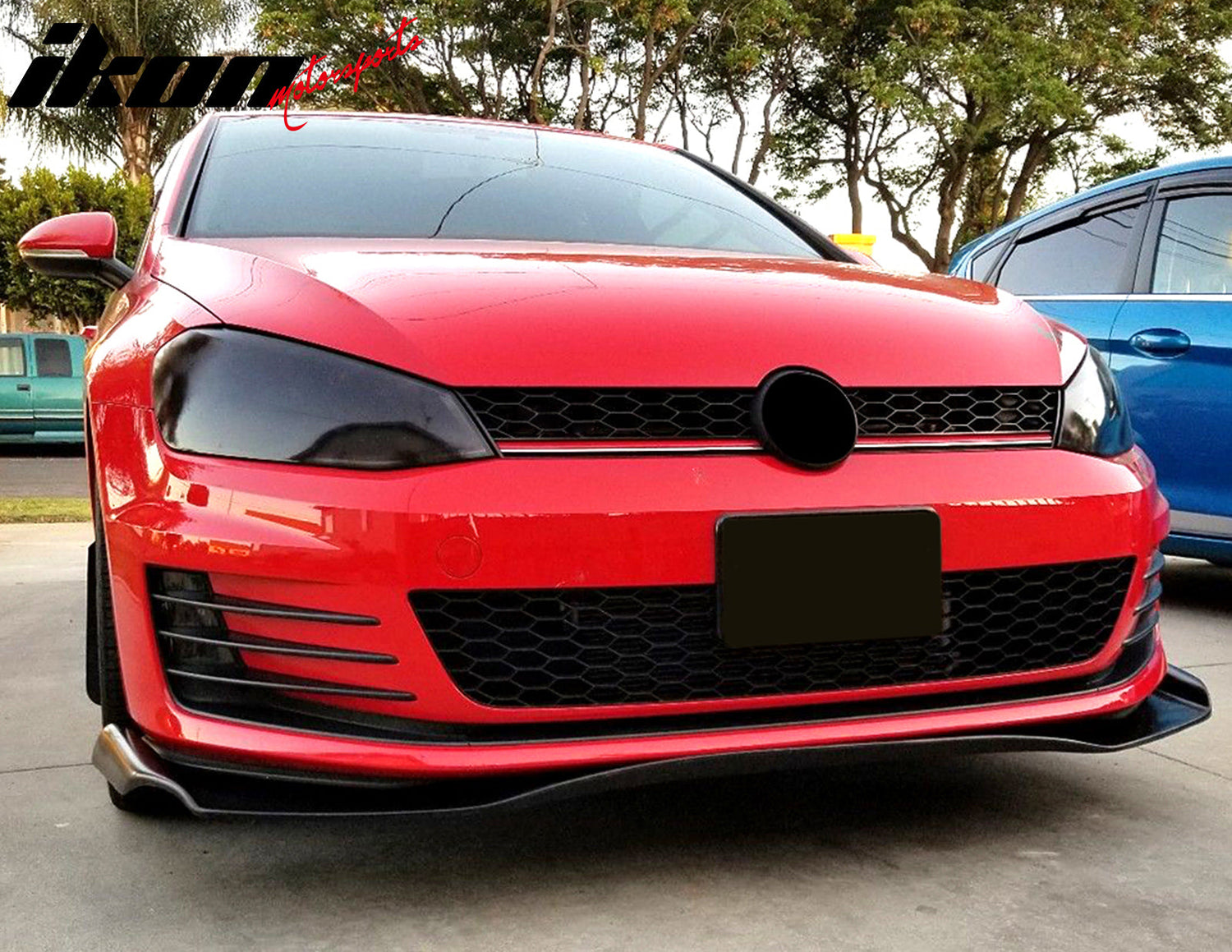 2015-2017 Volkswagen Golf GTI MK7 RB Style Front Bumper Lip Spoiler PU